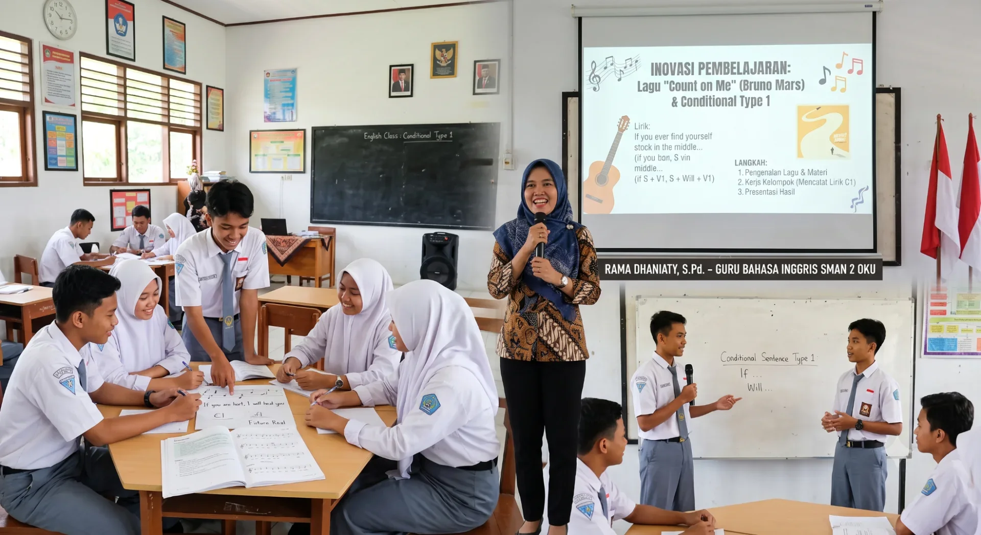 Lagu “Count on Me” sebagai Media Pembelajaran Materi Conditional Type 1